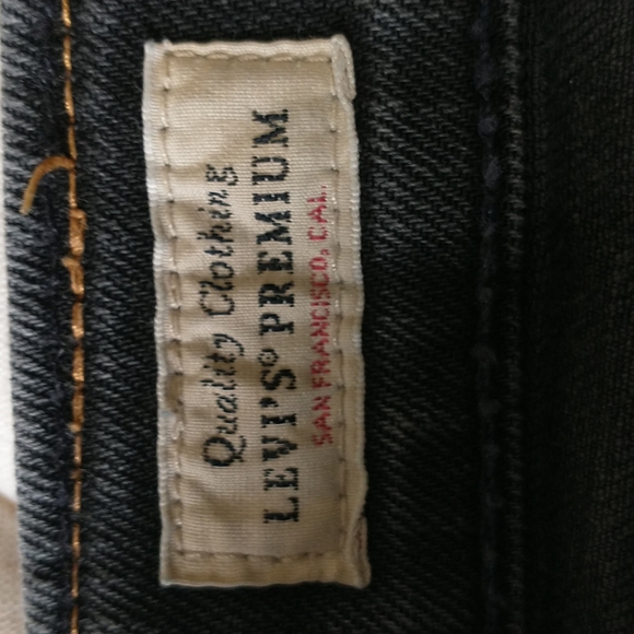 Levi's Premium zippered legs distressed black jeans 👖 - Picture 7 of 13